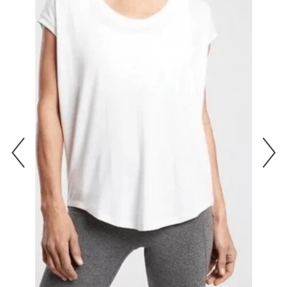 Athleta Cloudlight Stratus Tee Extra Small White